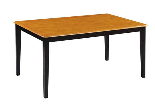 Boraam - Shaker Table in Black and Oak - 70536 veiw 1