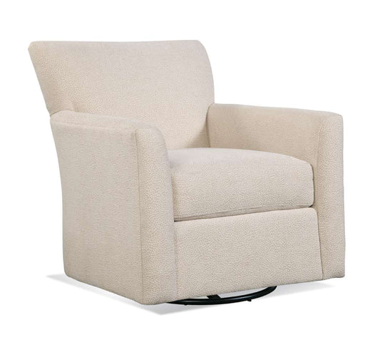 Braxton Culler - Buckley Swivel Glider (White Crypton Performance Fabric) - 524-002 veiw 1