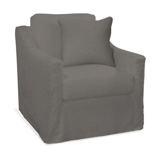 Braxton Culler - Oliver Chair with Slipcover (Brown Crypton Performance Fabric) - 731-001XP veiw 1