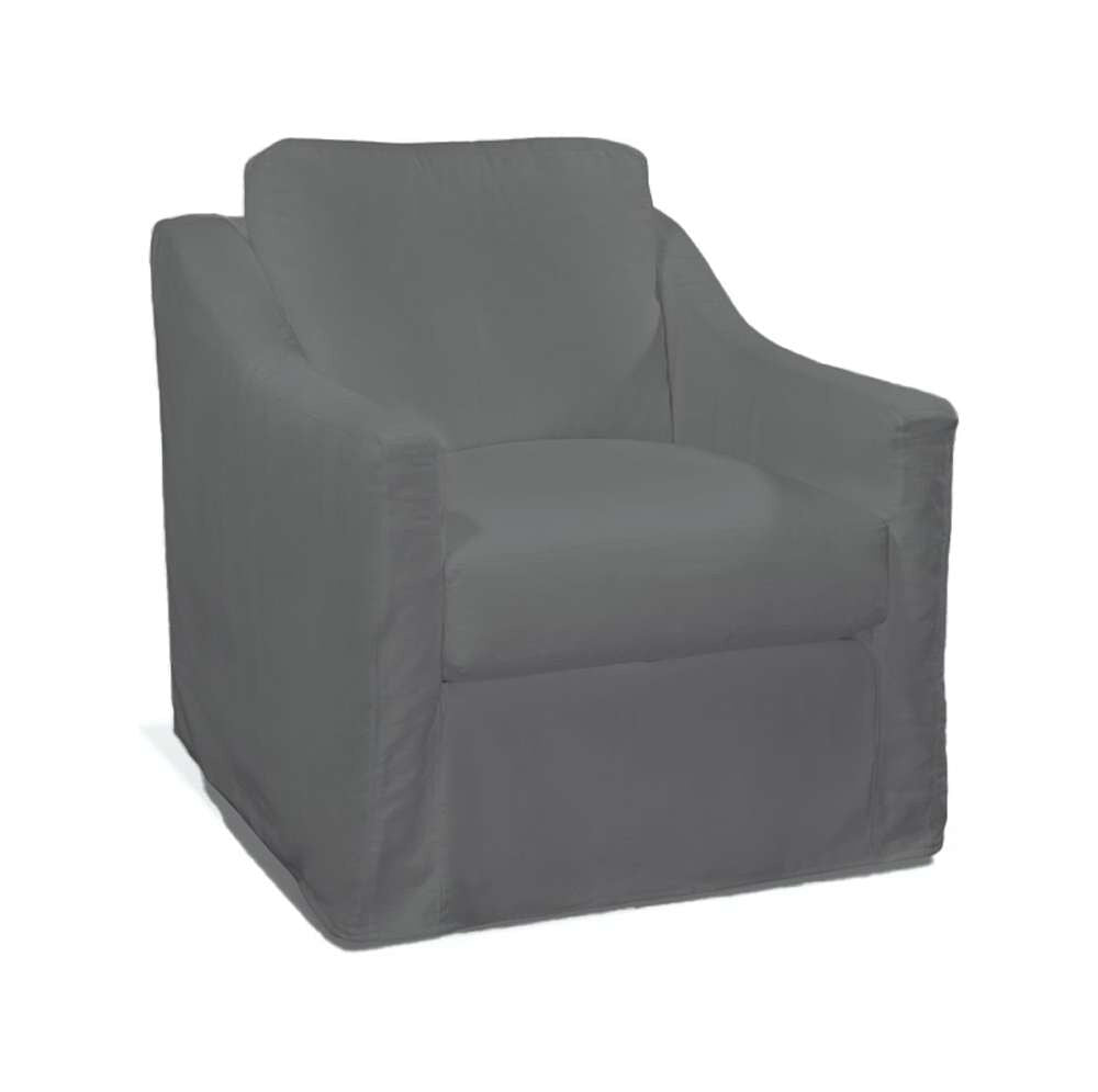 Braxton Culler - Oliver Swivel Chair with Slipcover (Brown Crypton Performance Fabric) - 731-005XP veiw 1
