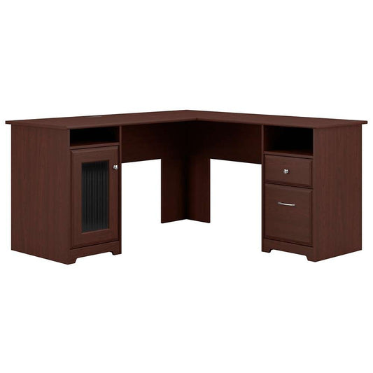 Bush Furniture  -  Cabot 60W L Shaped Computer Desk in Harvest Cherry  - WC31430K veiw 1
