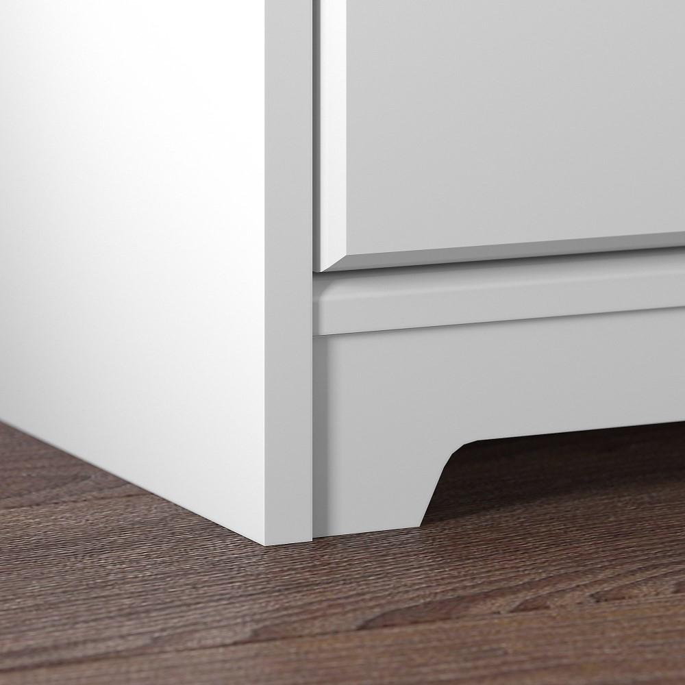 Bush Furniture - Cabot 2 Drawer Lateral File Cabinet in White - WC31980 veiw 3