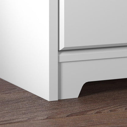 Bush Furniture - Cabot 2 Drawer Lateral File Cabinet in White - WC31980 veiw 3