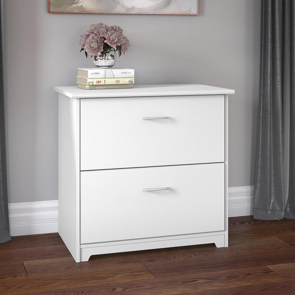 Bush Furniture - Cabot 2 Drawer Lateral File Cabinet in White - WC31980 veiw 5