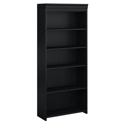 Bush Furniture - Fairview 5 Shelf Bookcase in Antique Black - WC53965-03 veiw 1