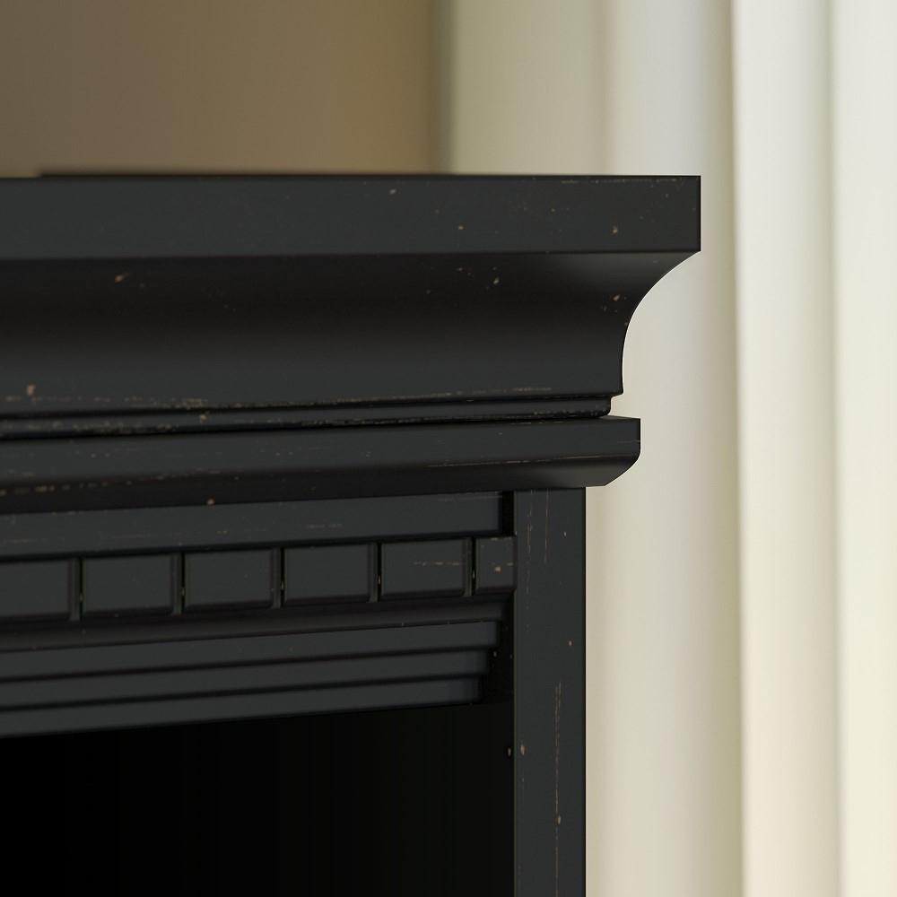 Bush Furniture - Fairview 5 Shelf Bookcase in Antique Black - WC53965-03 veiw 3