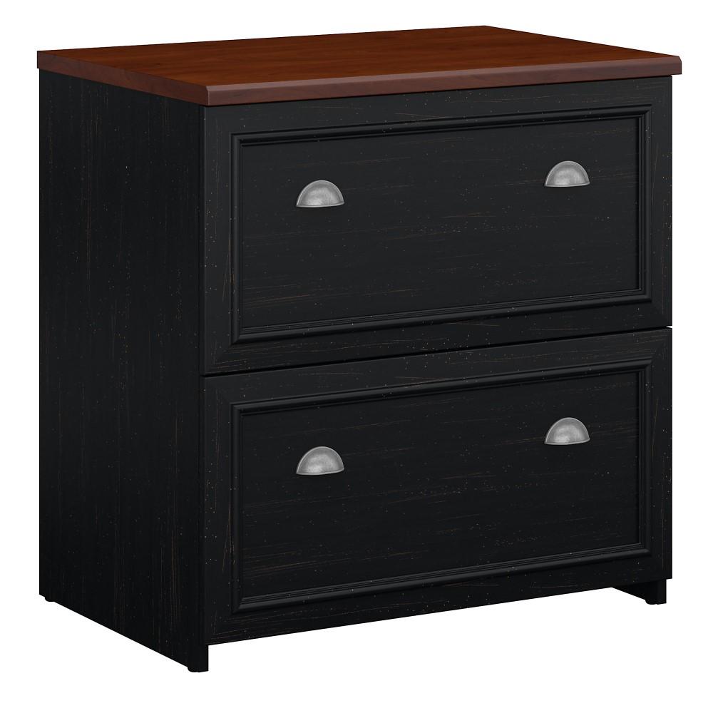 Bush Furniture - Fairview Lateral File Cabinet in Antique Black - WC53981-03 veiw 1
