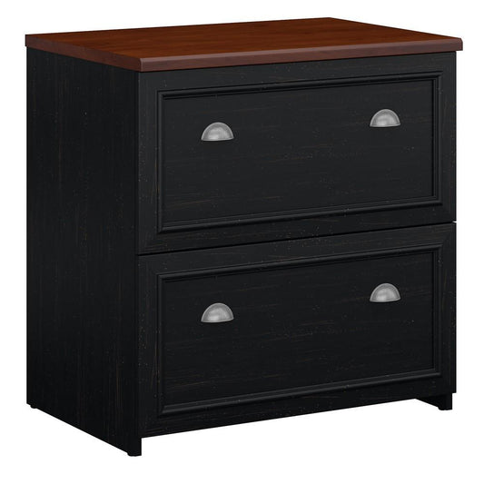 Bush Furniture - Fairview Lateral File Cabinet in Antique Black - WC53981-03 veiw 1
