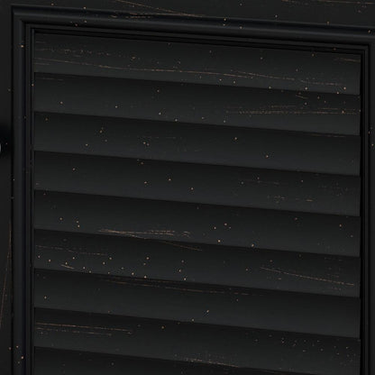 Bush Furniture - Fairview Small Storage Cabinet with Doors in Antique Black and Hansen Cherry - WC53996-03 veiw 4