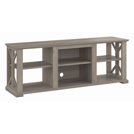 Bush Furniture - Homestead 60W TV Stand in Driftwood Gray - HOV160DG-03 veiw 1