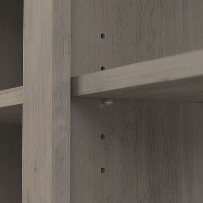 Bush Furniture - Homestead 60W TV Stand in Driftwood Gray - HOV160DG-03 veiw 5