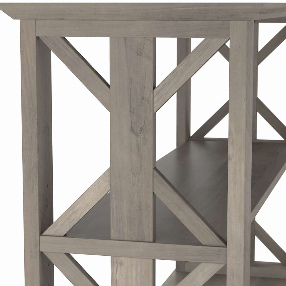 Bush Furniture - Homestead Console Table in Driftwood Gray - HOT248DG-03 veiw 5