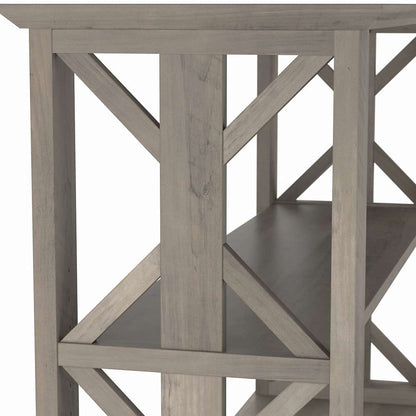 Bush Furniture - Homestead Console Table in Driftwood Gray - HOT248DG-03 veiw 5