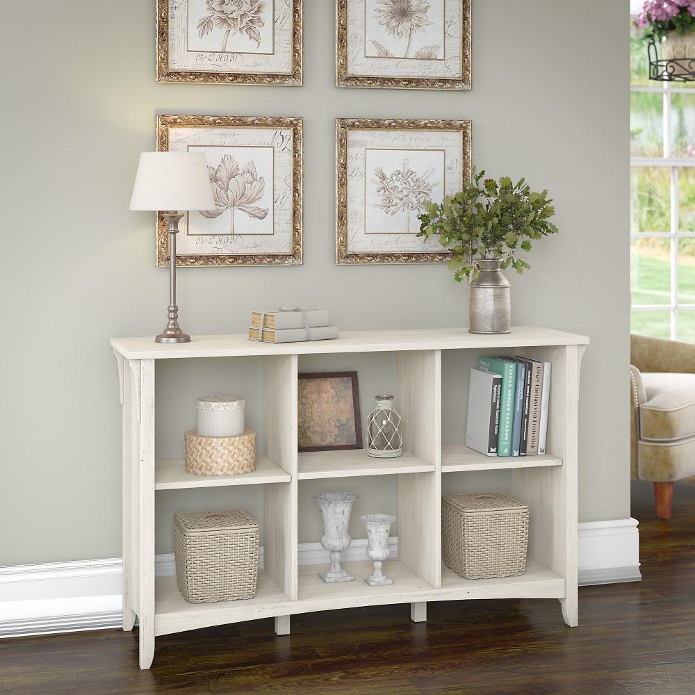 Bush Furniture - Salinas 6 Cube Organizer in Antique White - SAB148AW-03 veiw 2