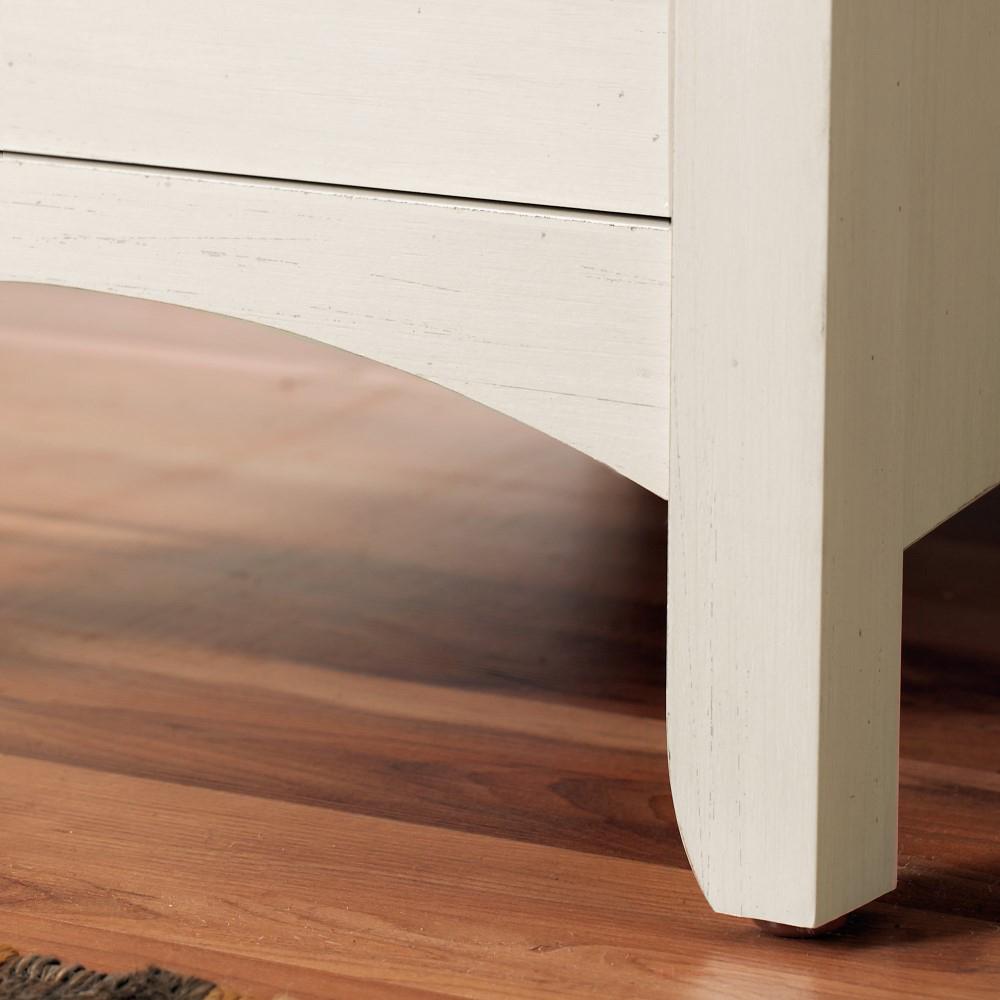 Bush Furniture - Salinas Accent Storage Cabinet with Doors in Antique White - SAS147AW-03 veiw 5