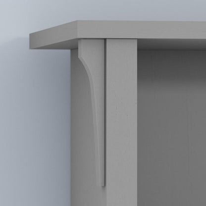Bush Furniture - Salinas Hall Tree with Storage Bench in Cape Cod Gray - SAL001CG veiw 3