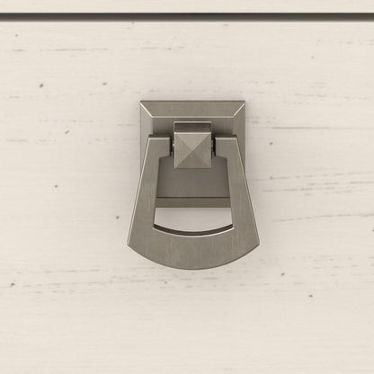 Bush Furniture - Salinas Lateral File Cabinet in Antique White - SAF132AW-03 veiw 4