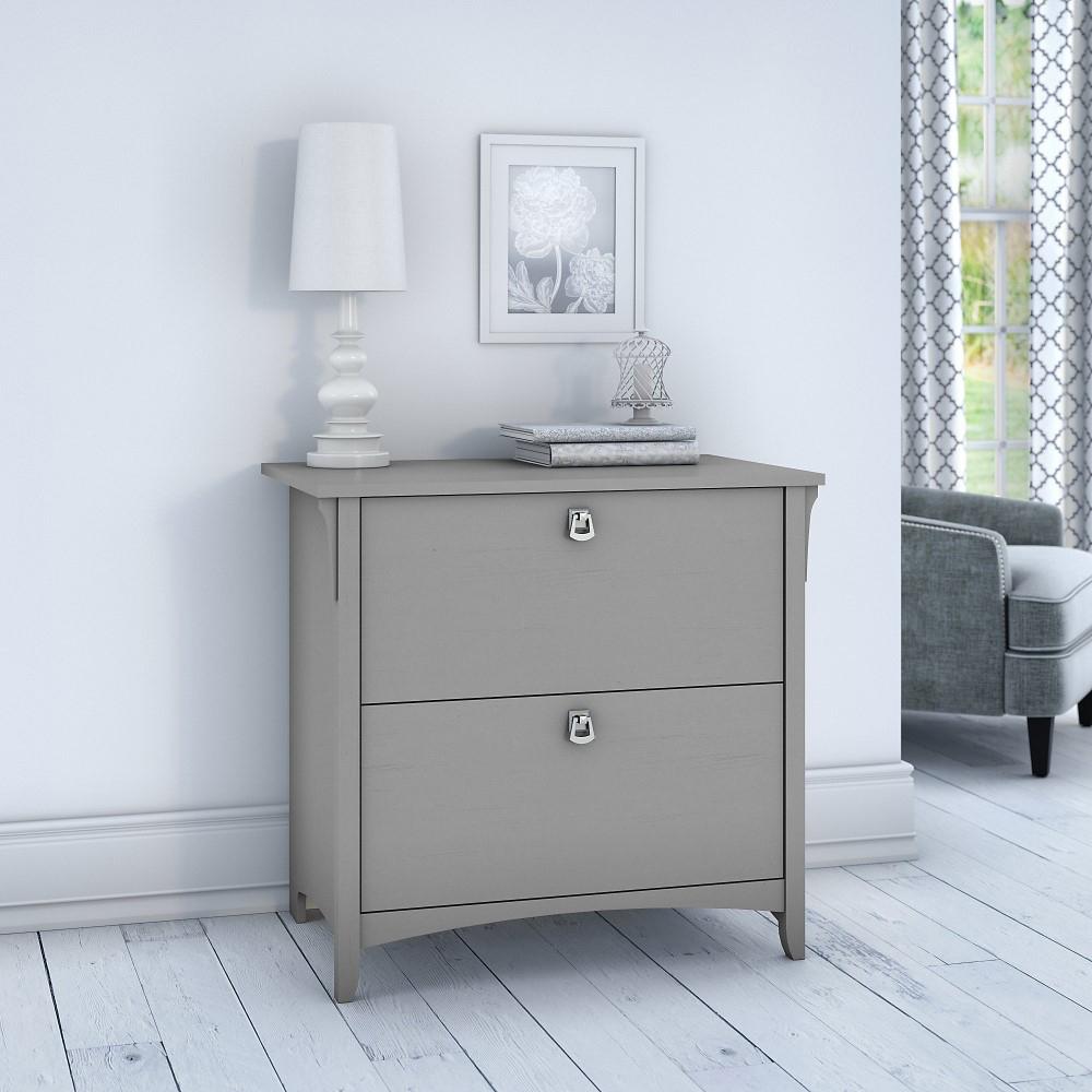 Bush Furniture - Salinas Lateral File Cabinet in Cape Cod Gray - SAF132CG-03 veiw 2