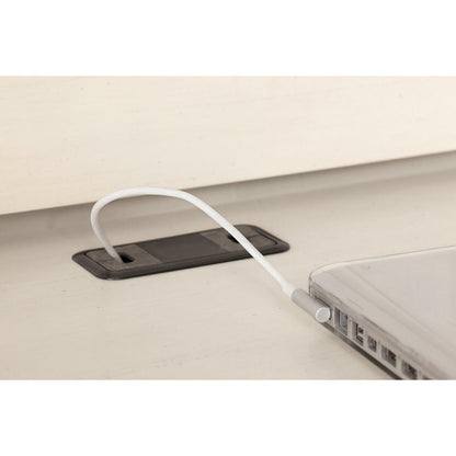 Bush Furniture - Salinas Mission Desk with Hutch, File Cabinet and 5 Shelf Bookcase in Antique White - SAL002AW veiw 3