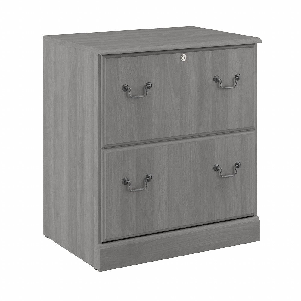Bush Furniture - Saratoga 2 Drawer Lateral File Cabinet in Modern Gray - EX45854-03 veiw 1