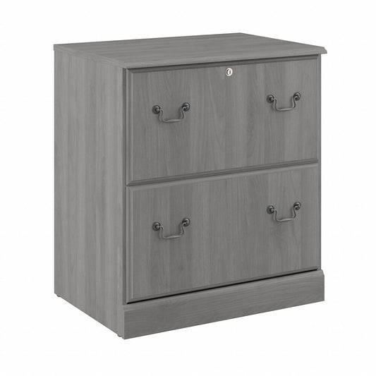 Bush Furniture - Saratoga 2 Drawer Lateral File Cabinet in Modern Gray - EX45854-03 veiw 1