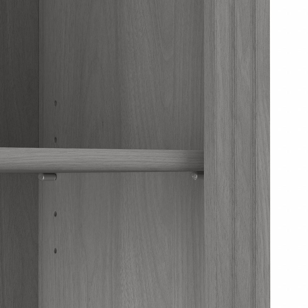 Bush Furniture - Saratoga Tall 5 Shelf Bookcase in Modern Gray - W1655C-03 veiw 4