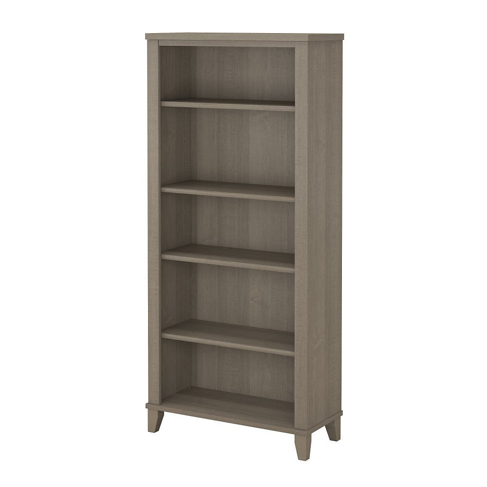Bush Furniture - Somerset 5 Shelf Bookcase in Ash Gray - WC81665 veiw 1