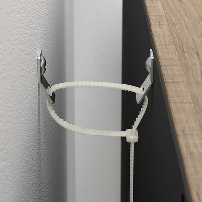 Bush Furniture - Universal 5 Shelf Bookcase in Ash Gray (Set of 2) - UB003AG veiw 4