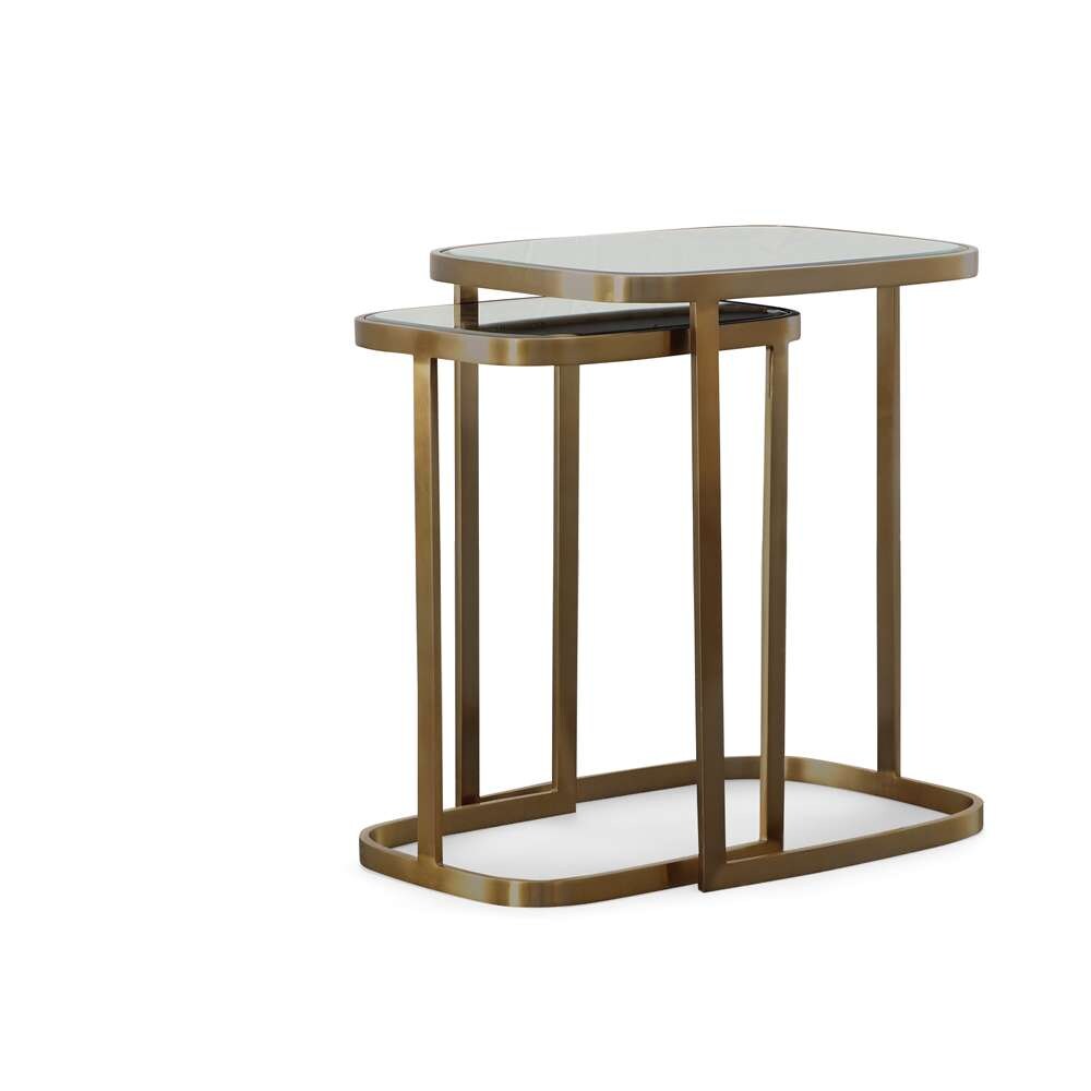 Century Furniture - Bohdi Nesting Tables - Antique Brass - SF6090 veiw 1