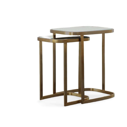 Century Furniture - Bohdi Nesting Tables - Antique Brass - SF6090 veiw 2