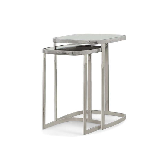 Century Furniture - Bohdi Nesting Tables - Polished Nickel - SF6089 veiw 1