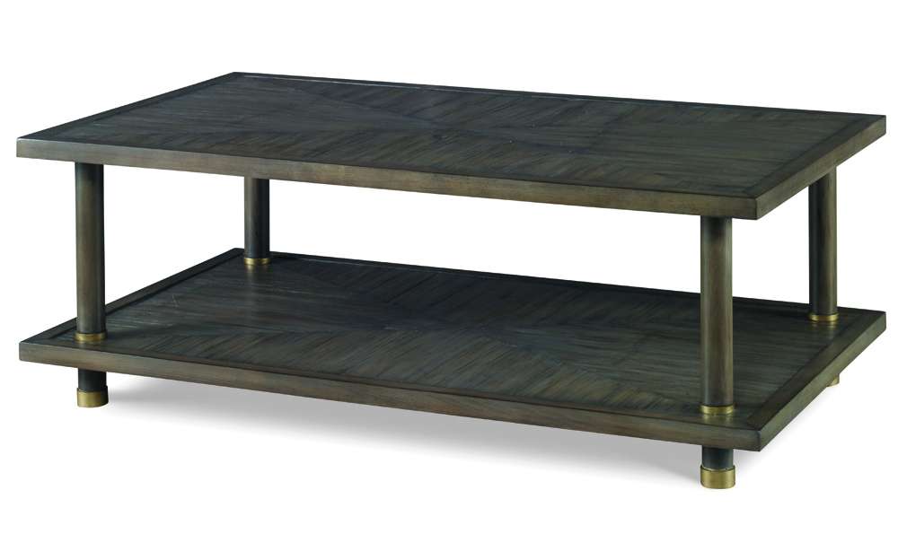 Century Furniture - Curate - Biscayne Cocktail Table-Mink - CT1004-MK veiw 1
