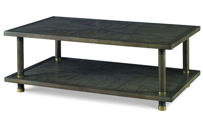 Century Furniture - Curate - Biscayne Cocktail Table-Mink - CT1004-MK veiw 1