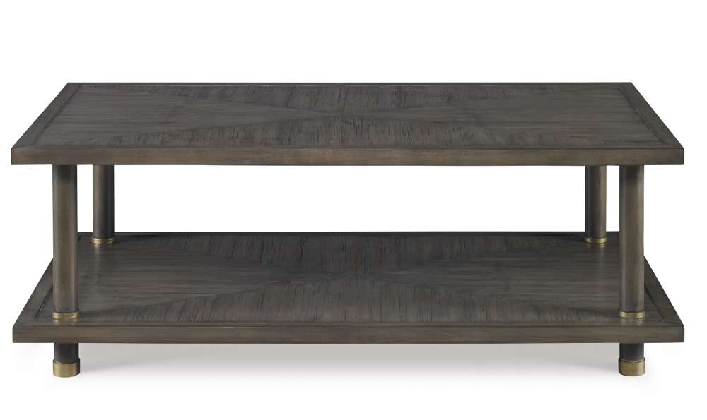 Century Furniture - Curate - Biscayne Cocktail Table-Mink - CT1004-MK veiw 2