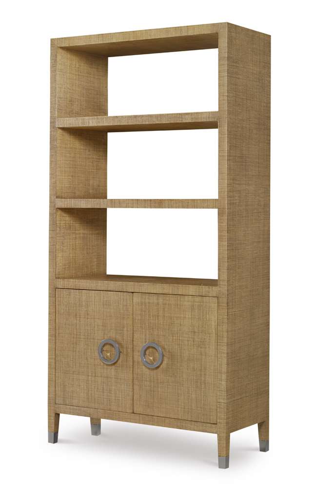 Century Furniture - Curate - Charleston Bookcase-Sand - CT5018-SD veiw 1