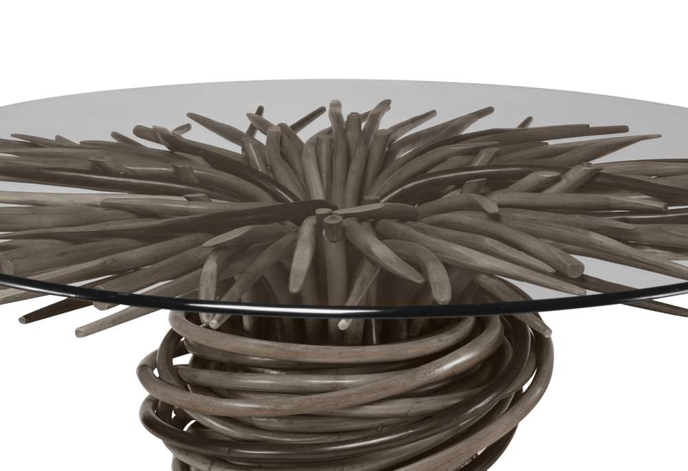 Century Furniture - Curate - Chronograph Knot Dining Table-Grey - CT2035-GR veiw 2