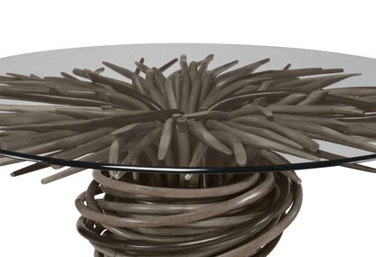 Century Furniture - Curate - Chronograph Knot Dining Table-Grey - CT2035-GR veiw 2