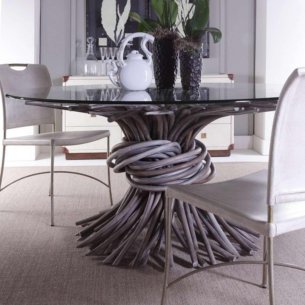 Century Furniture - Curate - Chronograph Knot Dining Table-Grey - CT2035-GR veiw 3