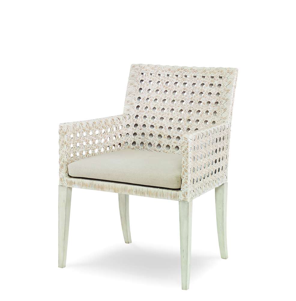 Century Furniture - Curate - Litchfield Arm Chair-Pn/Flax - CT4001A-PN-FL veiw 1