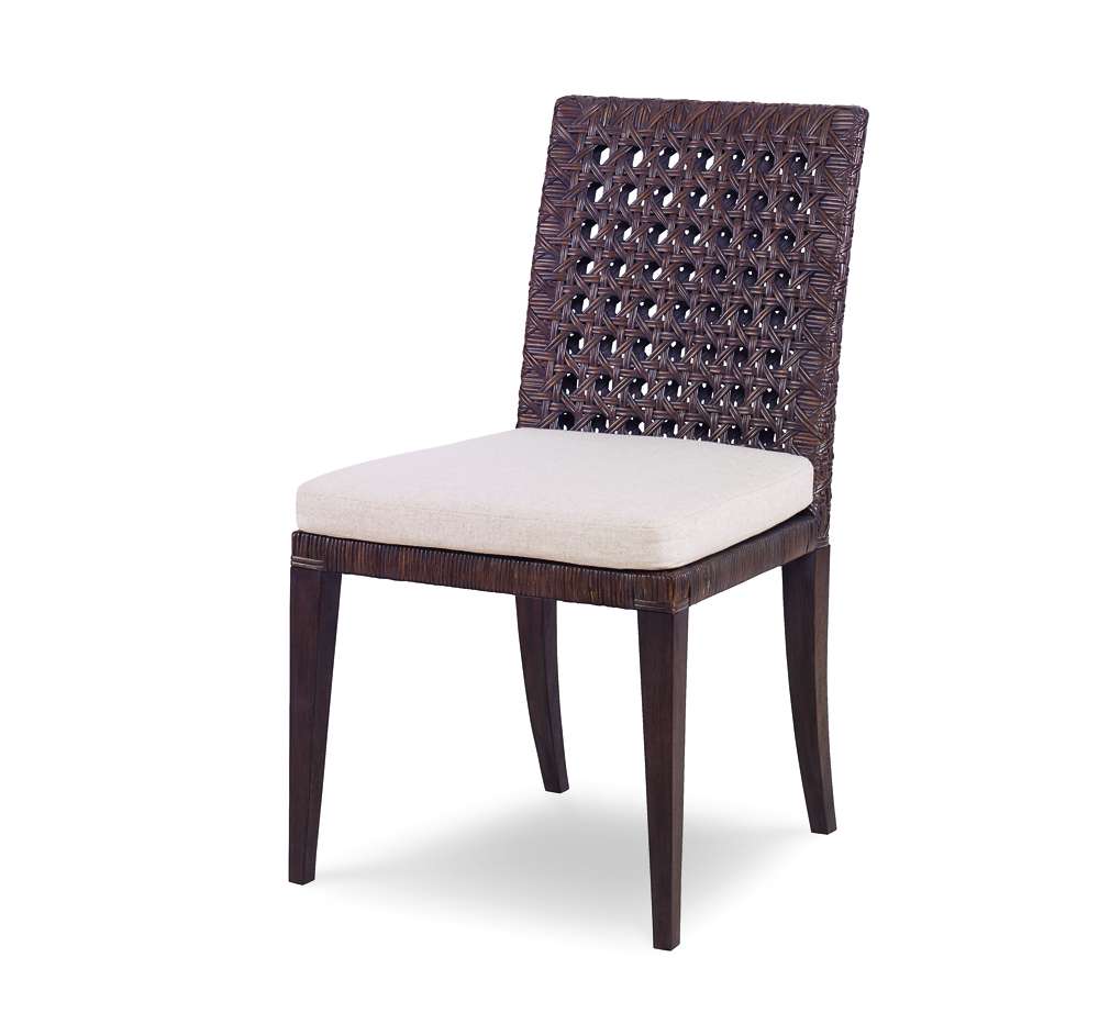 Century Furniture - Curate - Litchfield Side Chair-Mk/Flax - CT4001S-MK-FL veiw 2