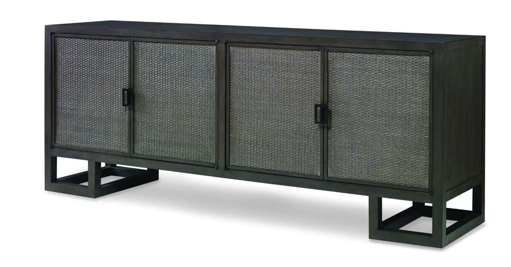 Century Furniture - Curate - Mackinaw 4 Door Credenza-Mink - CT4022-MK veiw 1