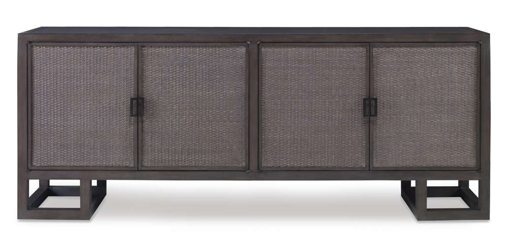 Century Furniture - Curate - Mackinaw 4 Door Credenza-Mink - CT4022-MK veiw 2