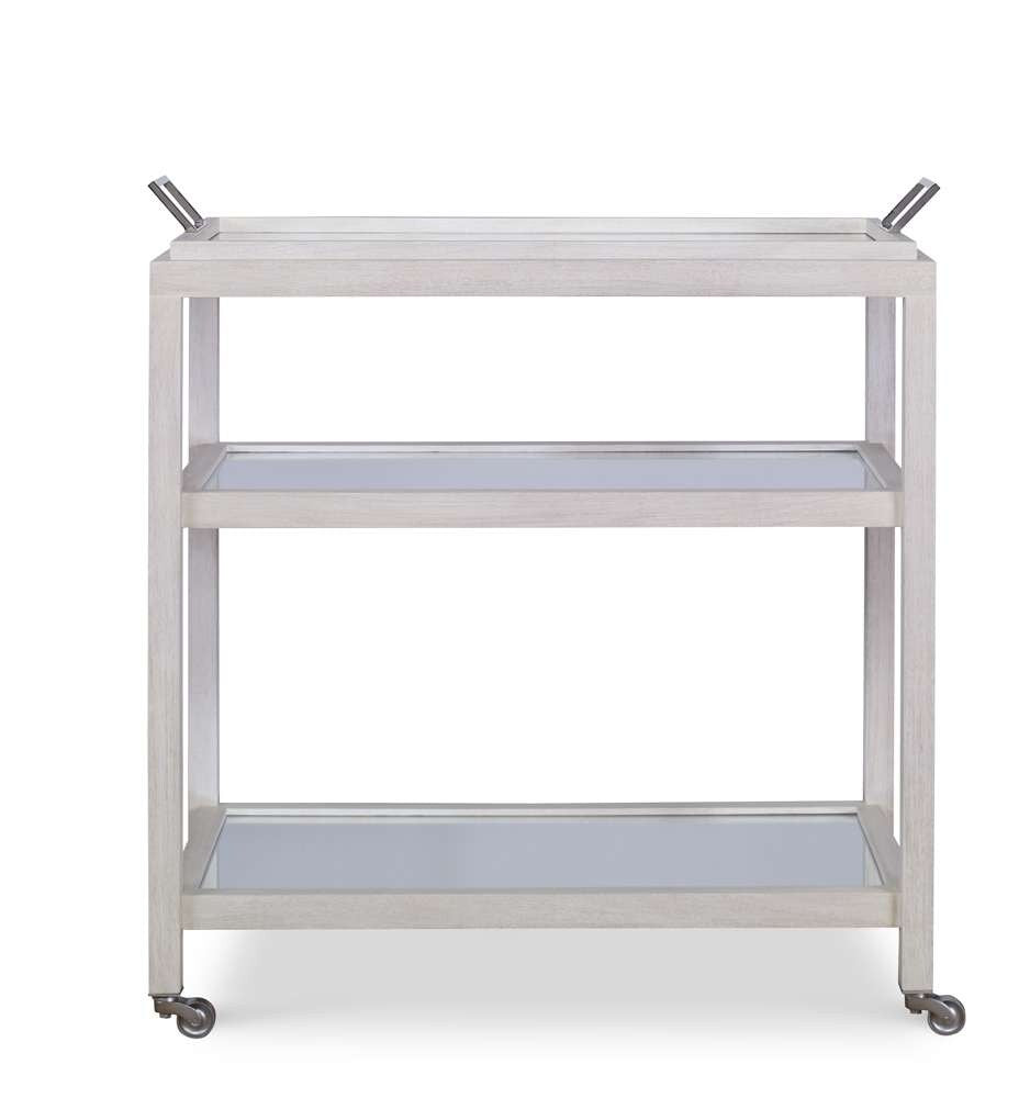 Century Furniture - Curate - Mandalay Bar Cart - Coconut - CT6011-CN veiw 2