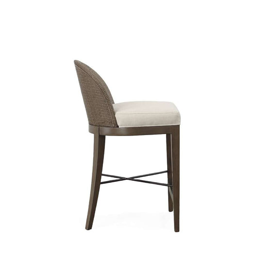 Century Furniture - Curate - Tybee Counter Stool-Mk/Flax - CT4004C-MK-FL veiw 2