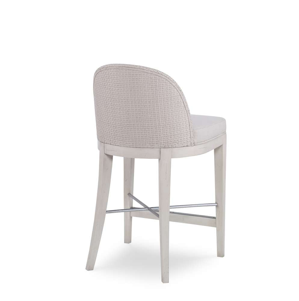 Century Furniture - Curate - Tybee Counter Stool-Peninsula/Flax - CT4004C-PN-FL veiw 2