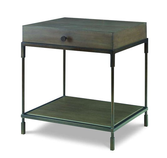 Century Furniture - Curate - Westport End Table-Mink - CT4013-MK veiw 1