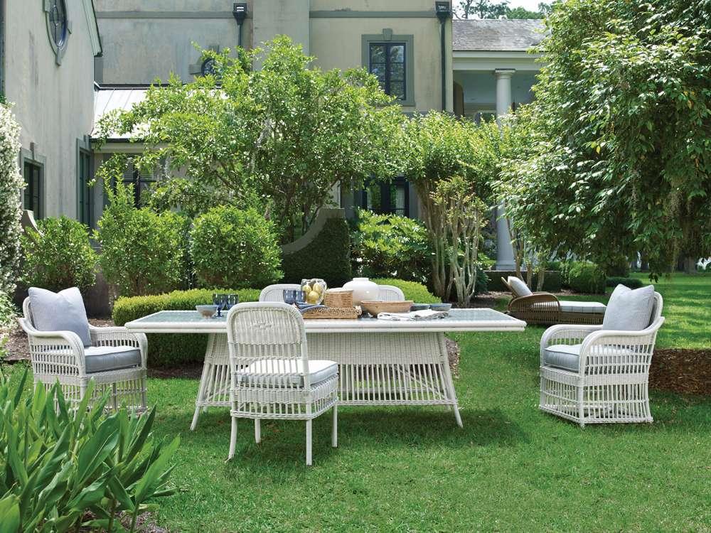 Century Furniture - Thomas OBrien - Mainland Long Dining Table, Chalk White - AE-D40-91 veiw 2