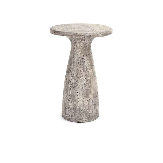 Classic Home - Collins 19in Outdoor Accent Table Light Gray - 51031451 veiw 1