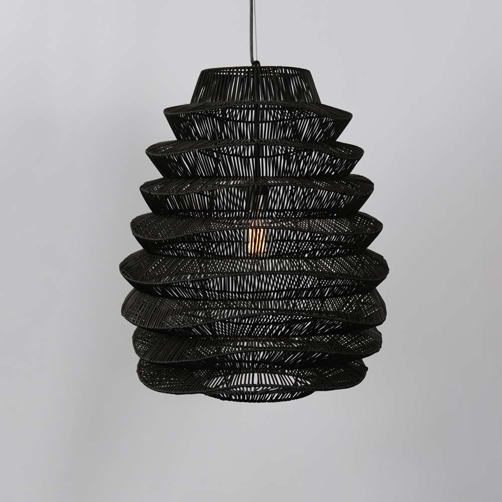 Classic Home - Shelly Pendant Large Black - 56004196 veiw 1