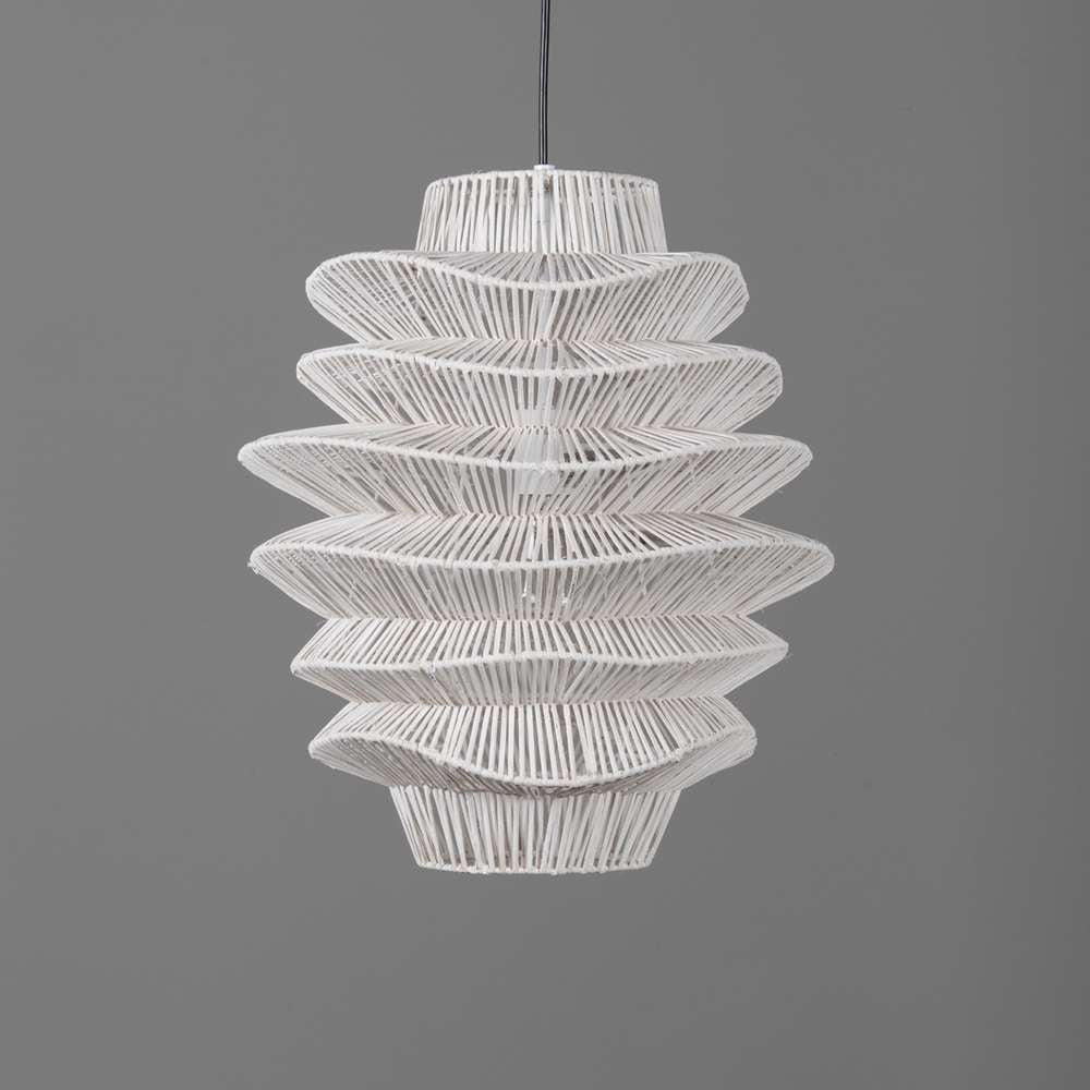 Classic Home - Shelly Pendant Medium White - 56004193 veiw 1